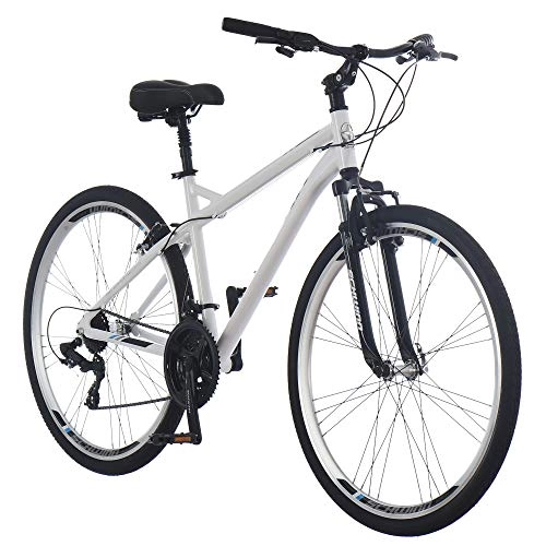 Hybrid Bike : Schwinn Network 3.0 700C Men's Hybrid Bicycle, White / Blue, Model Number: S4026CAZ