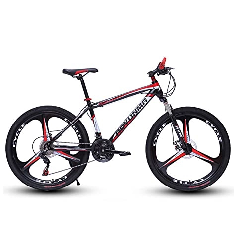 Mountain Bike : 2021 The new 26 Inch Mountain Bike Bicycle, 27 Speed Rear Derailleur, Front And Rear Disc Brakes, Suspension, Premium Mountain Bike for Men and Women