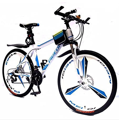Mountain Bike : 2021 The new MTB Bicycle Mountain Bike 26 Inch, 27 Speed Rear Derailleur, Front And Rear Disc Brakes, More Colors, Fit Height 160-185cm