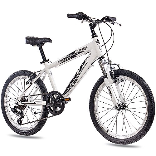 Mountain Bike : 20Inch Aluminium KCP Street' Bicycle Mountain Bike With 6Gears Shimano White