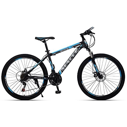 Mountain Bike : 21 / 24 / 27 Speed Lightweight Mountain Bikes Dual Disc Brakes Suspension Fork 24 / 26 Inch Mountain Bike For Adult And Youth
