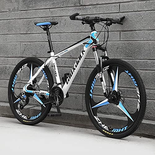 Mountain Bike : 21 / 24 / 27 Speed Lightweight Mountain Bikes Dual Disc Brakes Suspension Fork Urban Commuter City Bicycle For Adult And Youth 24 / 26 Inch Mountain Bike