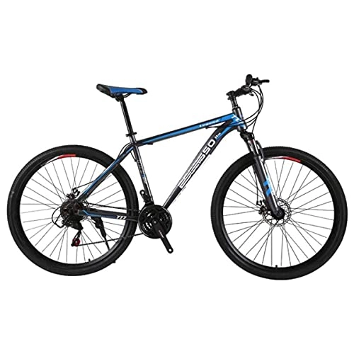 Mountain Bike : 21-Speed Men's Mountain Bike Double Disc Brake 29 Inches All-Terrain City Bikes Adults Only Outdoor Cycling Hard Tail Front Suspension, C