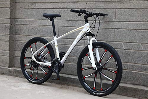 Mountain Bike : 24 / 26 inch mountain bike Ultra light weight aluminum alloy MTB knife wheel adult Variable speed outdoor sport mountain bicycle-10 knife wheel W_24 inch 27 speed_China