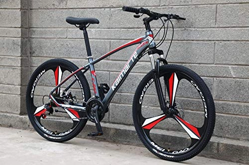 Mountain Bike : 24 / 26 inch mountain bike Ultra light weight aluminum alloy MTB knife wheel adult Variable speed outdoor sport mountain bicycle-3 knife wheel G_26 inch 21 speed_Spain