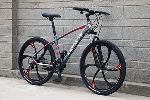 Mountain Bike : 24 / 26 inch mountain bike Ultra light weight aluminum alloy MTB knife wheel adult Variable speed outdoor sport mountain bicycle-6 knife wheel G_26 inch 27 speed_Spain