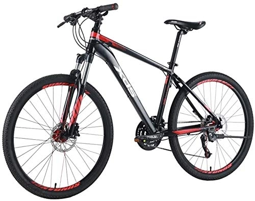 Mountain Bike : 26 Inch Adult Mountain Bikes, 27-Speed Mountain Bicycle, Men's Aluminum Frame Hardtail Mountain Bike, Dual-Suspension Alpine Bicycle, (Size : M)