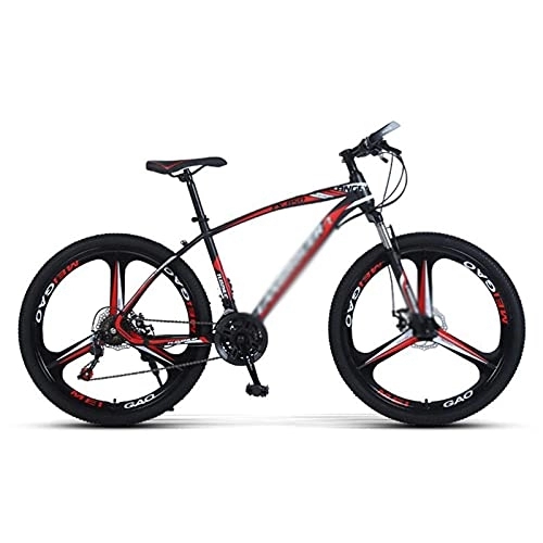 Mountain Bike : 26 inch Mountain Bike All-Terrain Bicycle with Front Suspension Adult Road Bike for Men or Women / Green / 21 Speed (Red 27 Speed)