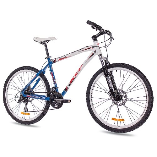 Mountain Bike : 26" KCP MOUNTAIN BIKE PULSE ALLOY 24 speed SHIMANO UNISEX white blue - (26 inch)