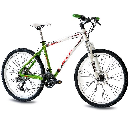 Mountain Bike : 26" KCP MOUNTAIN BIKE PULSE ALLOY 24 speed SHIMANO UNISEX white green - (26 inch)