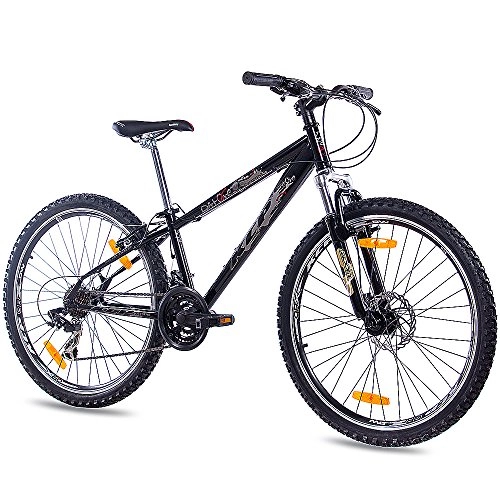 Mountain Bike : 26inch MTB Dirt bike, youth bike, KCP Dirt One with 21 speed Shimano gear system, black.