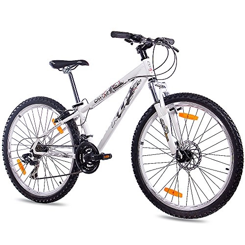 Mountain Bike : 26inch MTB dirt bike, youth bike KCP Dirt One with 21-speed Shimano, in white