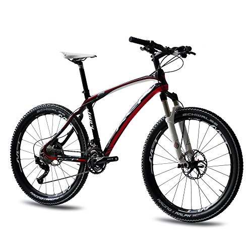Mountain Bike : 26inch Premium MTB Mountain Bike Bicycle KCP Carbon with 30g Deore XT & RockShox Solo Air