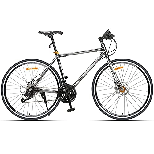 Mountain Bike : 27.5 '' Wheels Mountain Bike, 27-speed Aluminum Alloy MTB, Road Bike with Double Disc Brakes - Men Women (Color : Black, Size : 27.5 inches)