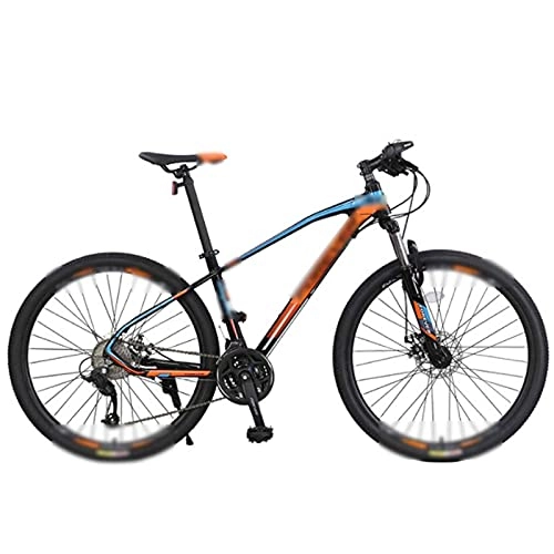 Mountain Bike : 27.5 Wheels Mountain Bike, Aluminum Alloy Oil Disc Brakes 27 / 30 Speed Adult Bicycle Front Suspension MTB (Color : 27-speed, Size : 26inch)