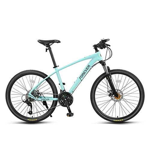 Mountain Bike : 27-speed Mountain Bike Men And Women Variable Speed Double Shock-absorbing Lightweight Bicycle Aluminum Alloy Frame, 26 Inches B