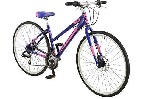 Mountain Bike : 700c Riviera DISC Rigid BIKE - Hybrid Alloy Bicycle FALCON (Womans) PURPLE New