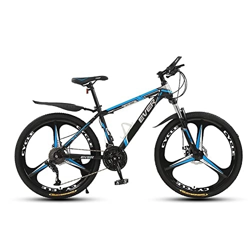 Mountain Bike : ACLFF Mountain Bike / Bicycles 26'' wheel 21 Speeds, 17'' Thickened High Carbon Steel Frame, Premium Mountain Bike with Mechanical Double Discbrake and Suspension Fork, for Men and Women