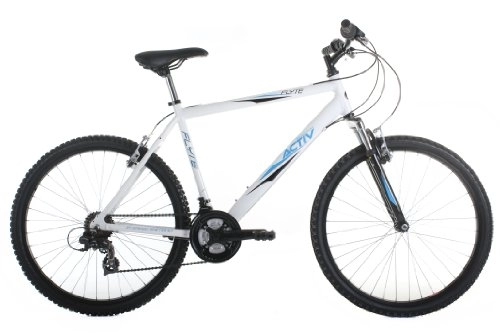 Mountain Bike : Active Flyte Mens Mountain Bike - White, 26-Inch