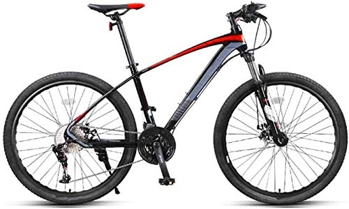 Mountain Bike : Adult Bikes Mountain Bikes Bicycle Full Suspension MTB for Men / Women, Front Suspension, 33-Speed, 27.5-Inch Wheels, Mechanical Disc Brakes