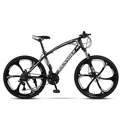 Mountain Bike : Adult Mens Mountain Bike 24 / 26inch, Full Suspension 24-30 Speed Offroad Road Bicycle, City Bike with Double Disc Brakes for Women