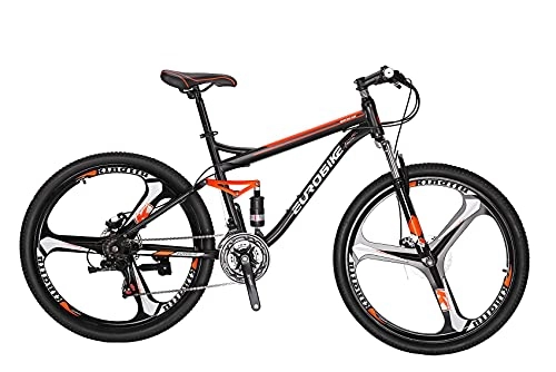 Mountain Bike : Adult Mountain Bike 27.5" Wheels Dual Disc Brake Mountain Bicycle for Mens / Womens (K)