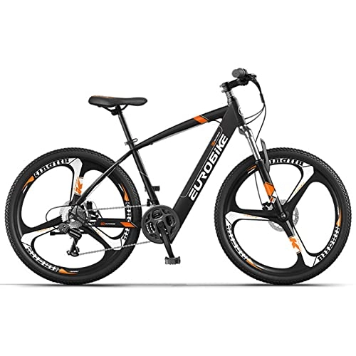 Mountain Bike : Adult Mountain Bike Full Suspension Dual Disc Brakes Mountain Bike ，21 Speed Drivetrain，26-Inch Wheels，soft Tail Frame，Hydraulic Disc Brakes，for Men Women MTB Bicycl black orange1-90km