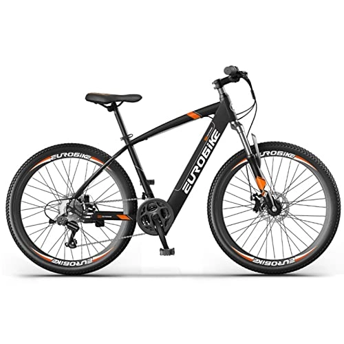Mountain Bike : Adult Mountain Bike Full Suspension Dual Disc Brakes Mountain Bike ，21 Speed Drivetrain，26-Inch Wheels，soft Tail Frame，Hydraulic Disc Brakes，for Men Women MTB Bicycl black orange2-120km