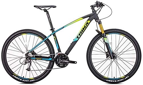 Mountain Bike : Adult Mountain Bikes, 27-Speed 27.5 Inch Big Wheels Alpine Bicycle, Aluminum Frame, Hardtail Mountain Bike, Anti-Slip Bikes, (Color : Grey)