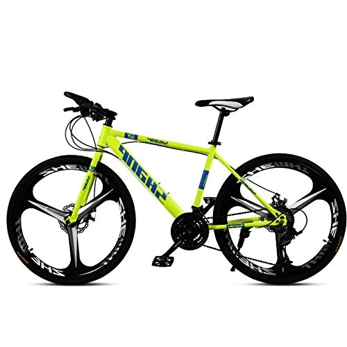 Mountain Bike : Adultmountain Bike, Carbon Steelmountain Bike 21 Speed Bicycle Full Suspension MTB Gears Dual Disc Brakesmountain Bicycle, A-30speed