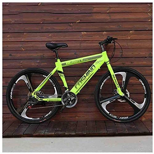 Mountain Bike : aipipl Bicycles Adult Mountain Bike Men's MTB Road Bicycle For Womens 24 Inch Wheels Adjustable Double Disc Brake Off-road Bike