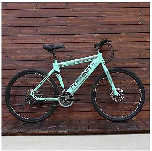 Mountain Bike : aipipl Bicycles Mountain Bike adult Men's MTB Road Bicycle For Womens 24 Inch Wheels Adjustable Double Disc Brake Off-road Bike
