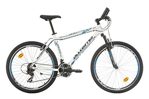 Mountain Bike : Allcarter Men's DAKOTA Mountain bike 26 inch wheels, Alloy Frame: 19 inchs, 21 sp. Shimano (White)