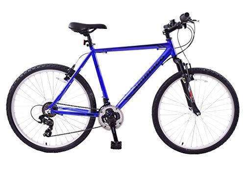 Mountain Bike : Ammaco. Creek 26" Wheel Front Suspension Mens Monutain Bike 19" Alloy Frame 21 Speed Blue