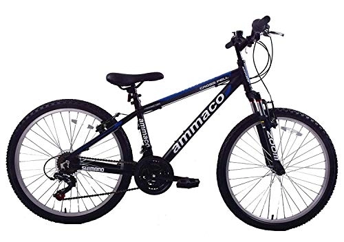 Mountain Bike : Ammaco. Crossfell 26" Wheel Mens Mountain Bike 16" Frame Alloy Front Suspension 21 Speed Black