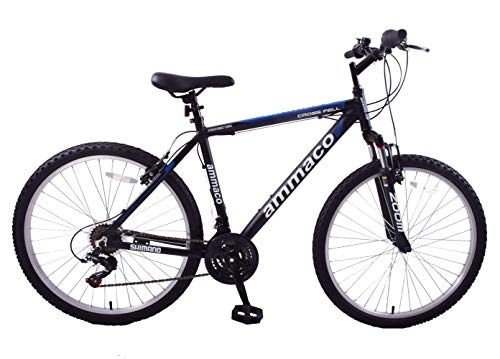 Mountain Bike : Ammaco. Crossfell 26" Wheel Mens Mountain Bike 19" Alloy Front Suspension 21 Speed Black
