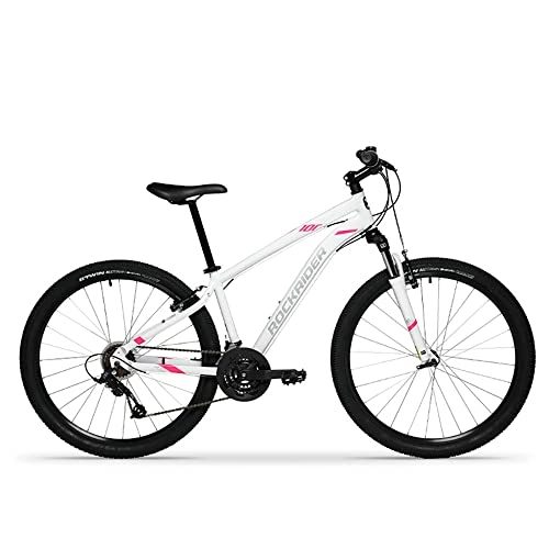 Mountain Bike : angelfamily 27.5-inch Mountain Bike, Hardtail Mountain Bicycle With Lightweight Alloy 21 Speed Step Through Mountain Bike, Front Suspension Shock-absorbing Front Fork, Outdoor Adult Bike