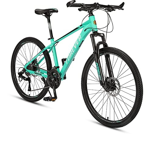 Mountain Bike : angelfamily Adult Mountain Bike, 26-Inch Wheels, Lightweight 27 speeds Mountain Bikes Bicycles Strong Aluminum Alloy Frame with Disc Brake Bike, Mountain Trail Bike, Hardtail Adult Bicycle