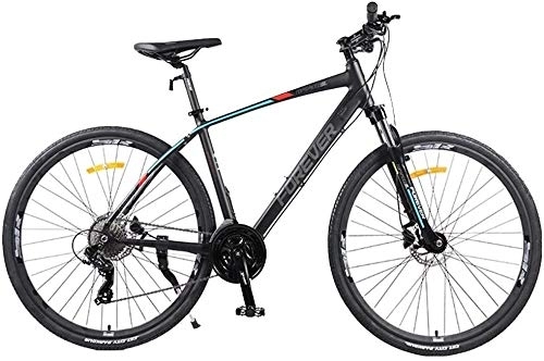 Mountain Bike : Aoyo Women Mountain Bikes, 26 Inch 27-Speed Mountain Trail Bike, Dual Disc Brake Aluminum Frame Hardtail Mountain Bike, Adjustable Seat, (Color : Grey)