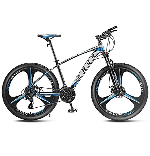 Mountain Bike : AP.DISHU Profession Mountain Bike 27-Speed Unisex Double Disc Brake Suspension Fork 27.5 Inch Wheel, #D