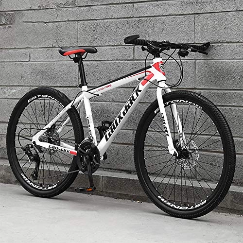 Mountain Bike : AP.DISHU Road Bike 21Speed Gears Road Bicycle Dual Disc Brake Bicycle Spoke Wheel, 26in