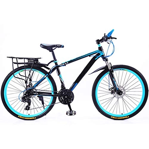 Mountain Bike : AUKLM Comfort Bikes Aerobic exercise Bike Bicycles Bikes For Adults Teens, 24 / 26 Inch Outroad Mountain Bike 21 Speed Shifting System, Bicycle Suspension Front Fork Shock Absorption B