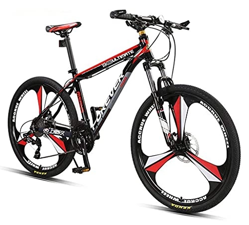 Mountain Bike : BaiHogi Professional Racing Bike, 27-Speed Mountain Bike Male and Female Variable Speed Mountain Bike Racing Double Shock Absorber Adult 27.5 Inches Sturdy Tires (Color : -, Size : -)