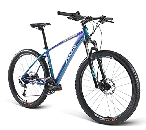 Mountain Bike : BaiHogi Professional Racing Bike, 27-Speed Mountain Bike Off-Road Variable Speed Bicycle with 27.5 Inches Large Wheel Diameter Cool and Unique Color-Changing, Birthday Gift (Color : -, Size : -)