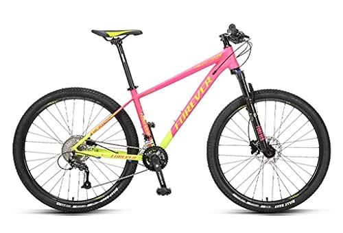 Mountain Bike : BaiHogi Professional Racing Bike, Mountain Bike 27.5 inch Adult Aluminum Alloy Frame 18-Speed Oil Disc, Off-Road Variable Speed Bicycle Cool Colors, for Your Lover B, C (Color : C, Size : -)