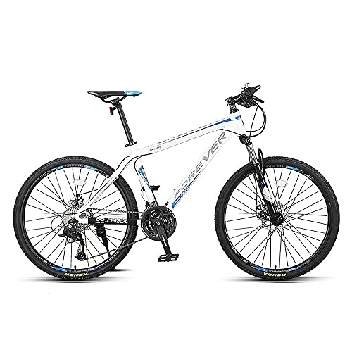 Mountain Bike : Bananaww 26 Inches Wheel 27 Speed Mountain Bicycle Dual Disc Brake Adult / Youth Commuter bike, Lightweight Alloy Front Suspension Dual Disc Brakes Hard-tail Mountain Bicycle