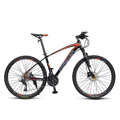 Mountain Bike : Bananaww Mountain Bike 27.5 Inches Wheels 30 Speed Gear System Dual Suspension Unisex Adult Mountain Bicycle, Mountain Bikes for Men and Ladies with Front Suspension 18 Inch Alloy Frame
