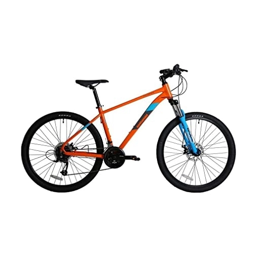 Mountain Bike : Barracuda Colorado Men’s Mountain Bike, High Performance Bicycle, 27.5" Bike For Any Terrain, 24 Speed Shimano Gears Mens Bike, Reliable Adult Bike, Quality Hardtail Mountain Bike - Orange / Blue