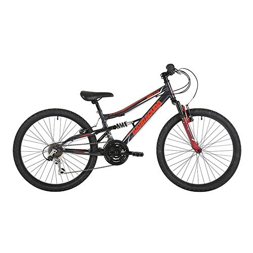 Mountain Bike : Barracuda Draco Dual Suspension 24inch Wheel, Strong and Powerful Mountain Bike, with Powerful V Brakes