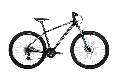 Mountain Bike : Barracuda Rock Mountain Bike 27.5 Inch Wheel Front Suspension Disc Brakes Black